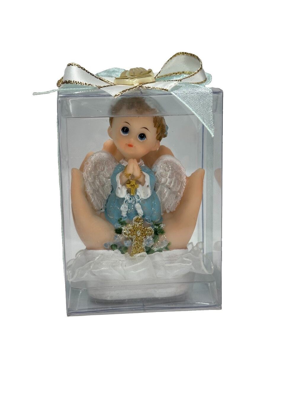 Boy Angel With Baby Figurine - Cute Decorative Collectable